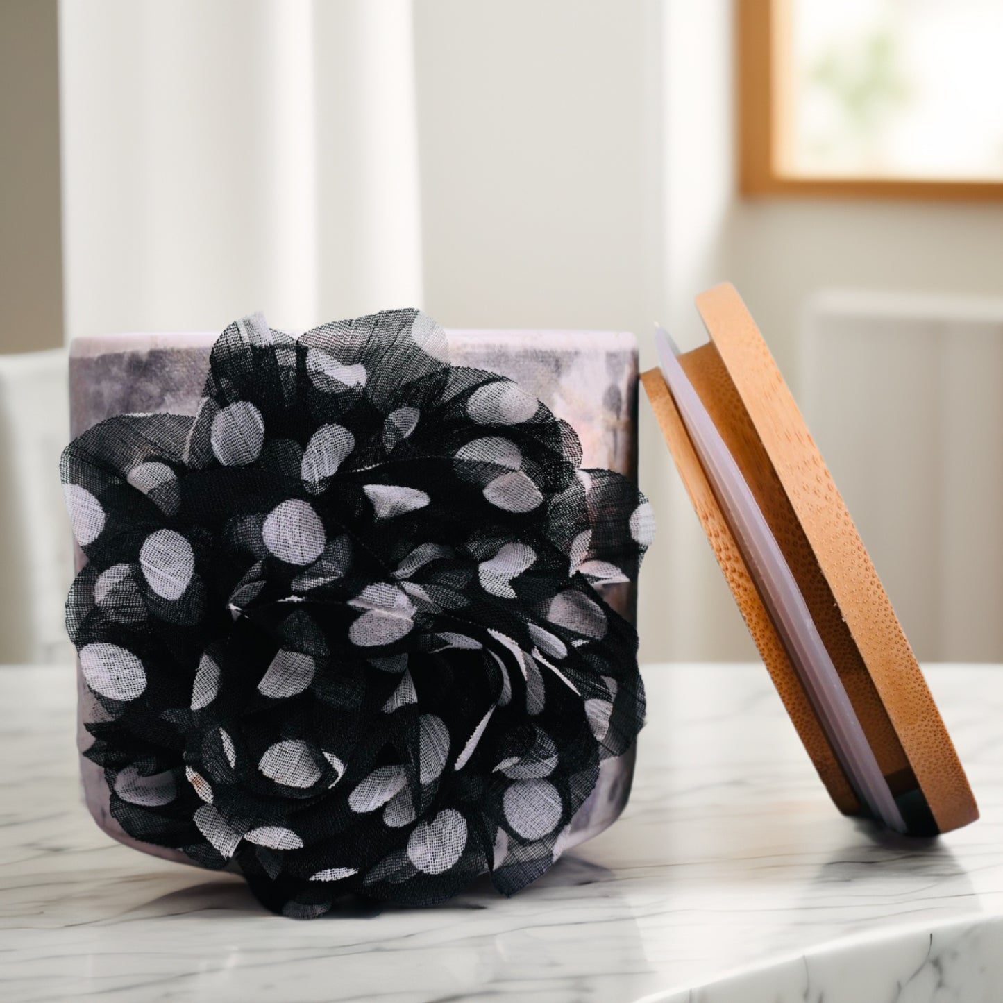 "It’s Not Just Black & White" Soy Wax Blend Candle (16oz)