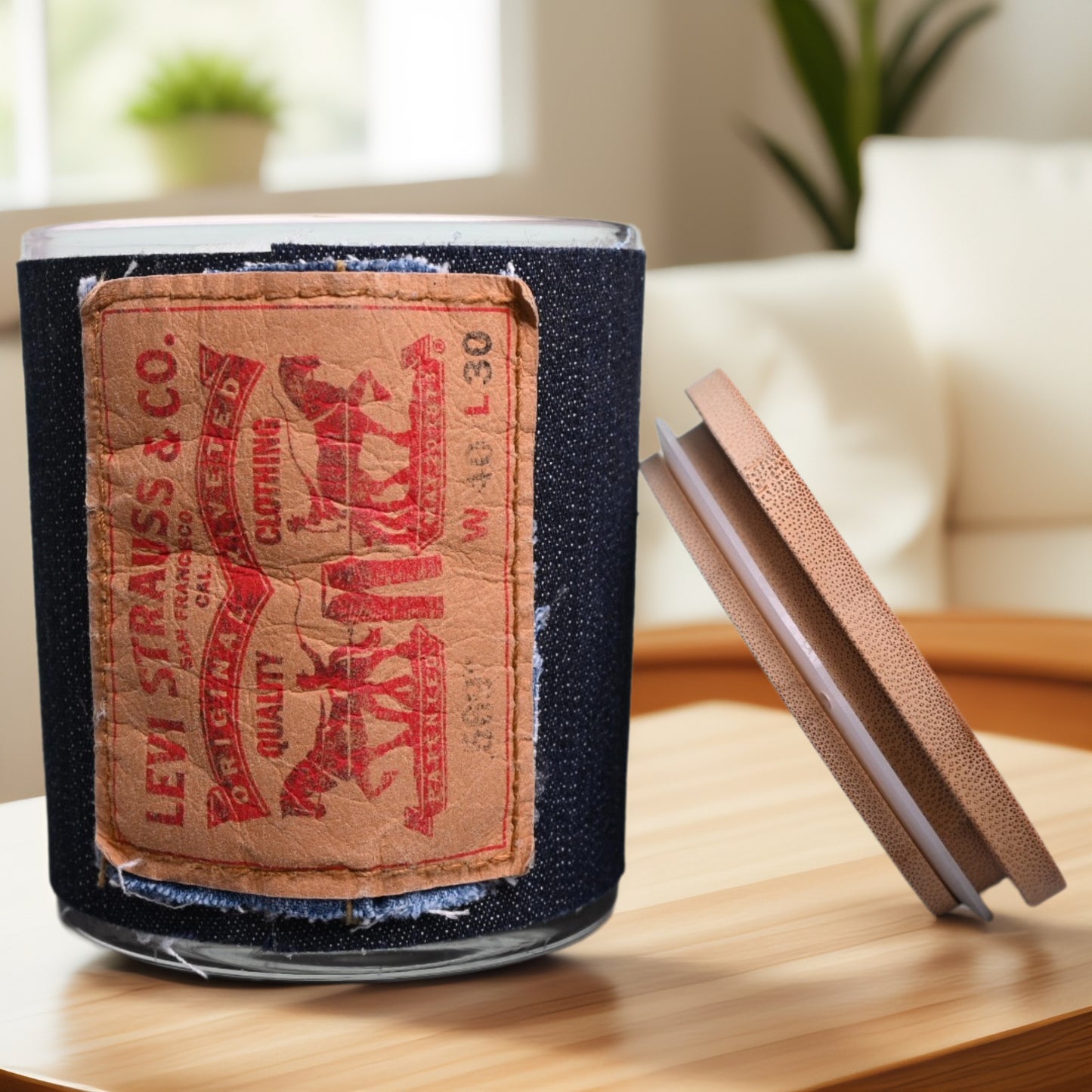 Vintage 569 "Loose Straight Fit Levi" in Torn Denim Soy Wax Blend Candle (16oz)