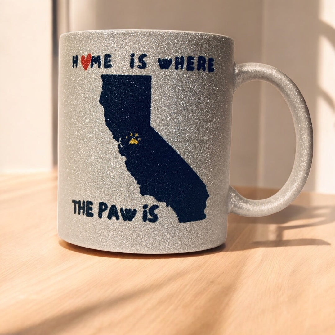 "Home is Where the Paw is" (Bay Area) Ceramic Mug