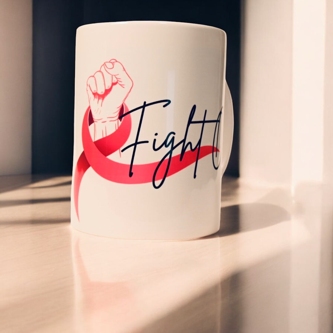 "Fight On" (Cancer Awareness) Mug