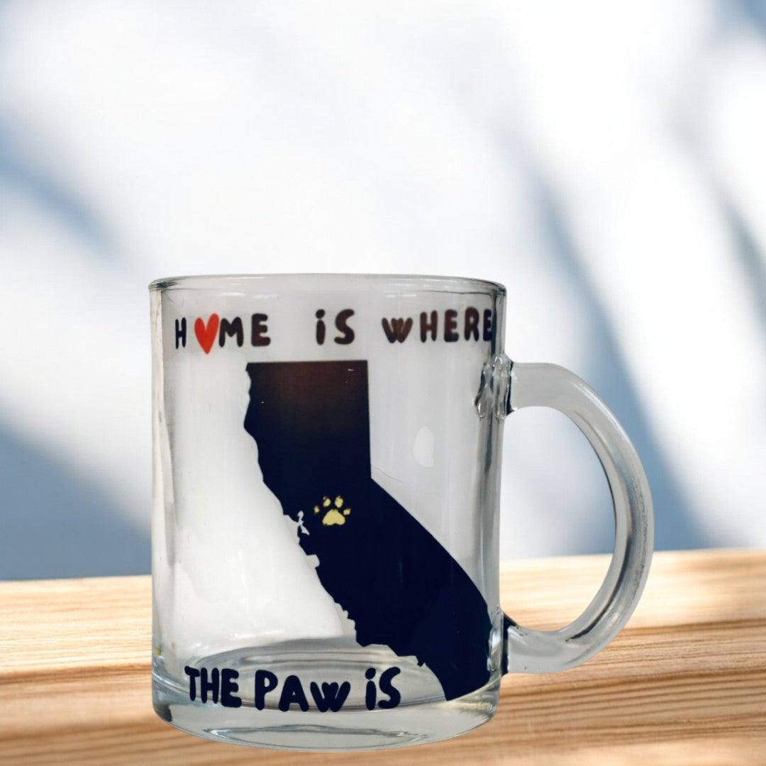 "Home is Where the Paw is" (Bay Area) Ceramic Mug