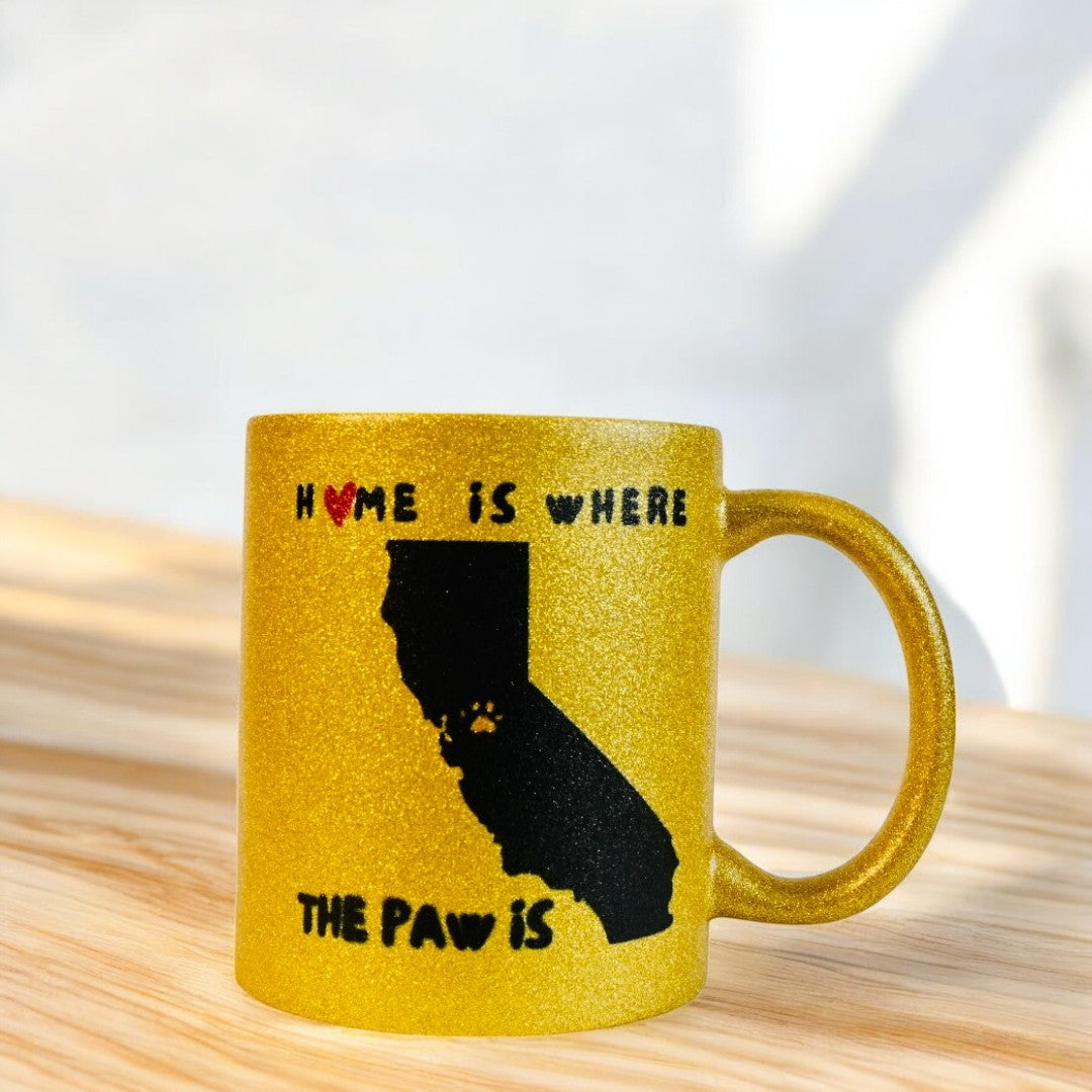 "Home is Where the Paw is" (Bay Area) Ceramic Mug