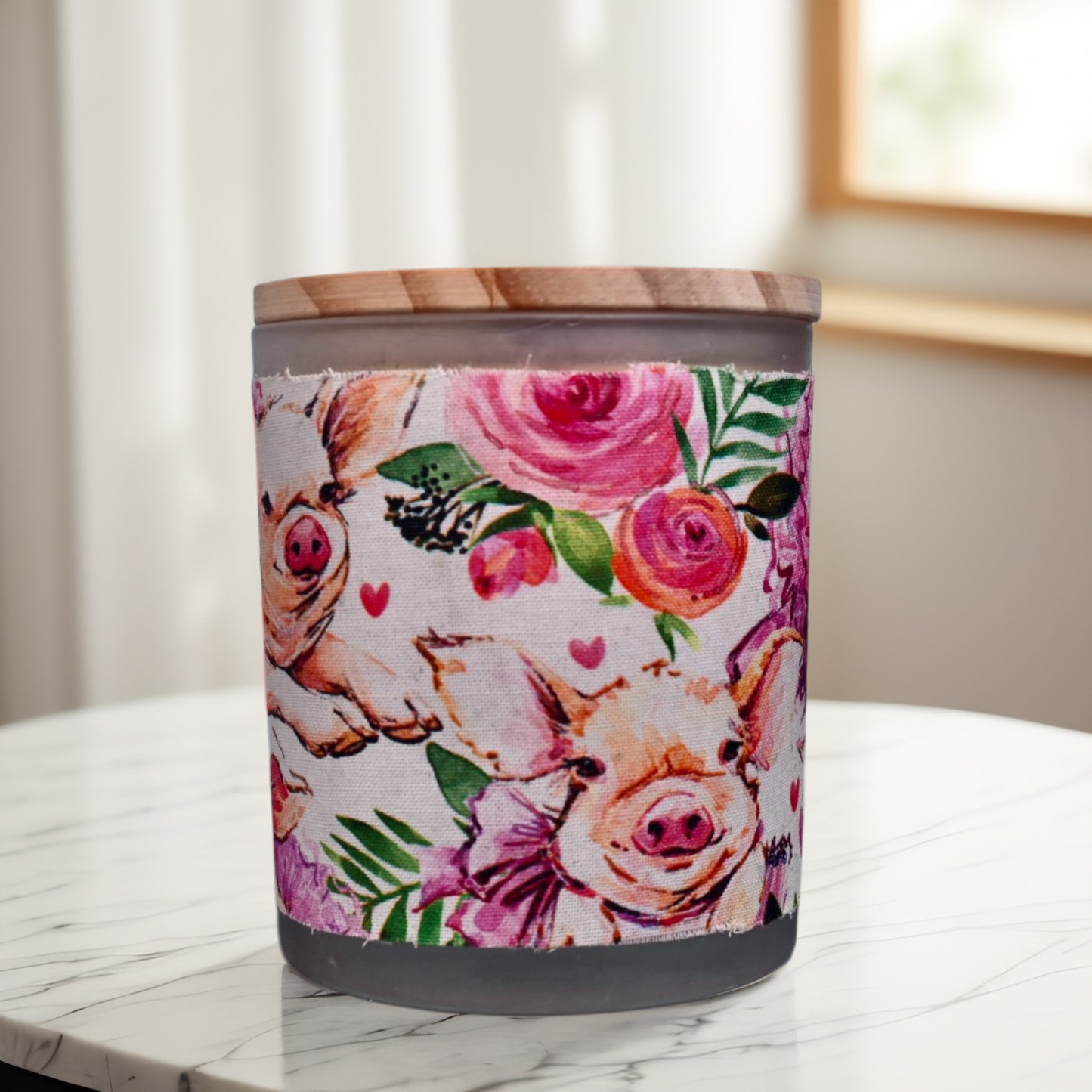 Piglets & Peonies Coconut-Apricot Wax Blend Candle (10oz)