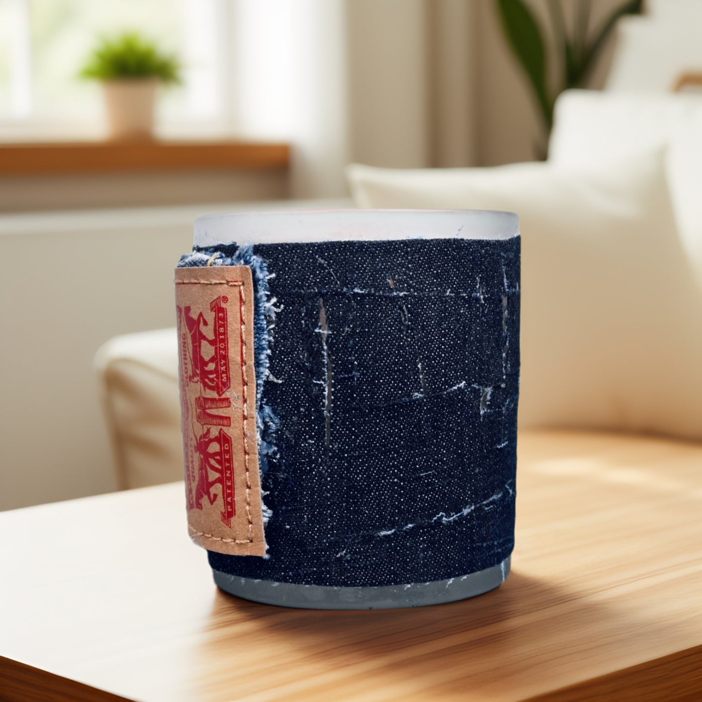 Vintage "Worn & Torn" Levi in Denim Soy Wax Blend Candle