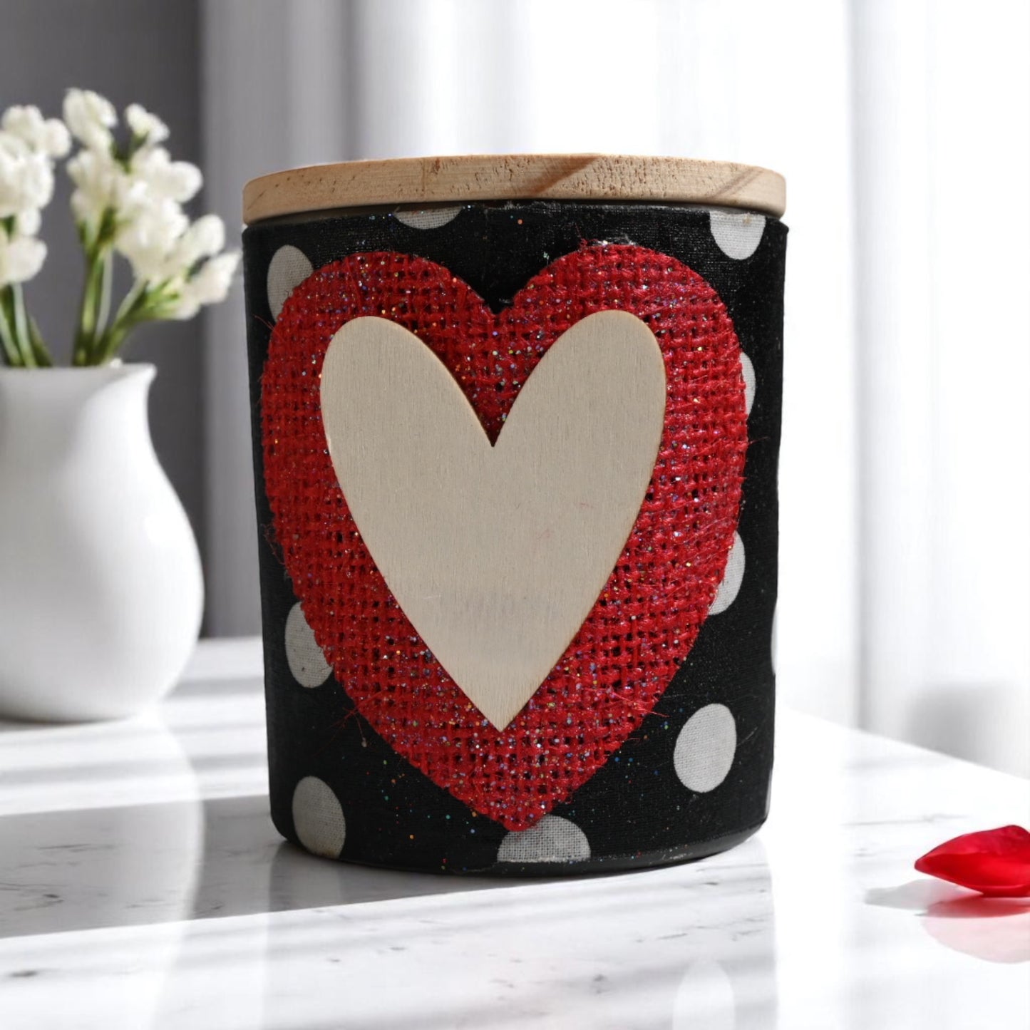 Heartpop Coconut-Apricot Wax Candle (10oz)
