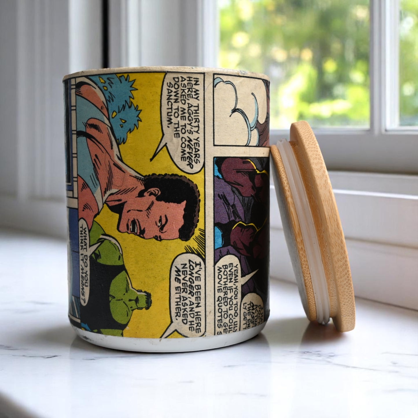 1993 The Incredible Hulk in Comic Coconut-Apricot Wax Blend Candle #1 (10oz)