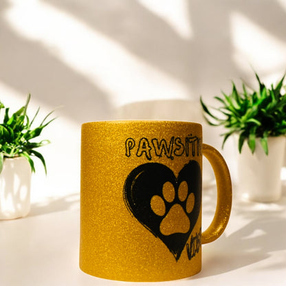 "Pawsitive Vibes" Ceramic Mug