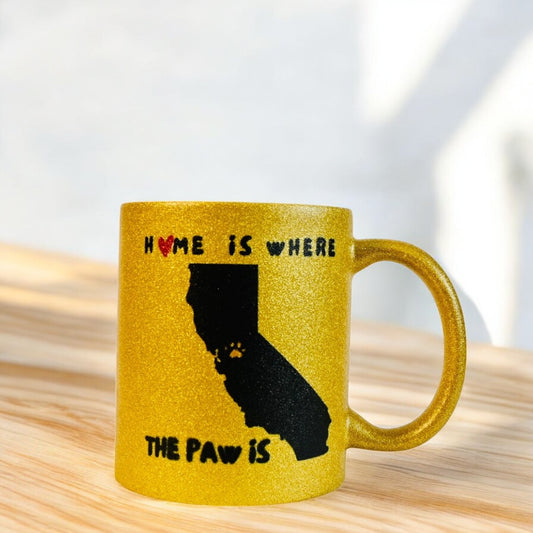 "Home is Where the Paw is" (Bay Area) Ceramic Mug