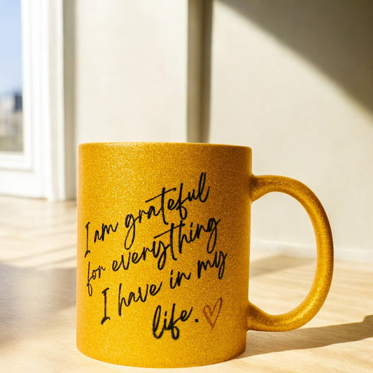 "I'm Grateful for Everything" Ceramic Mug
