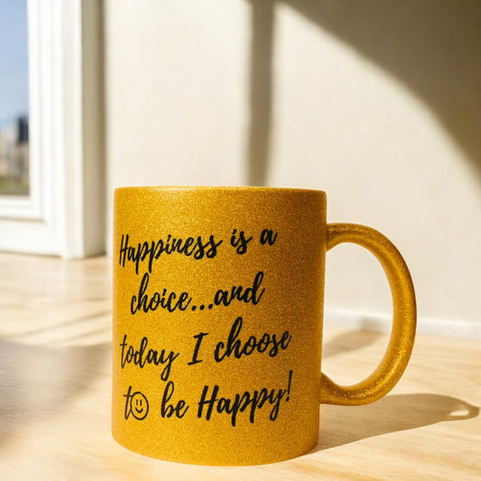 "Happiness is a Choice" Ceramic Mug