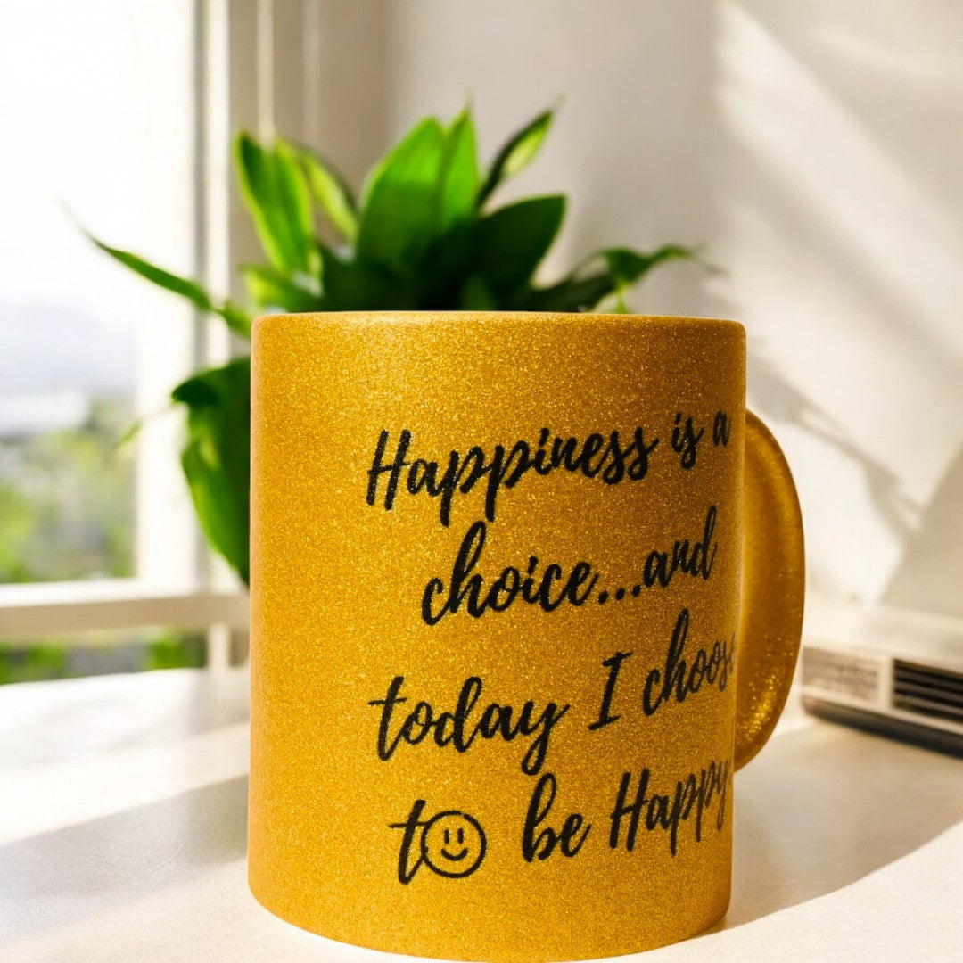 "Happiness is a Choice" Ceramic Mug