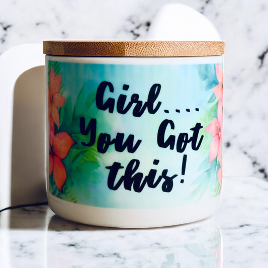 "Girl... You Got This" Coconut-Apricot Blend Candle (16oz)
