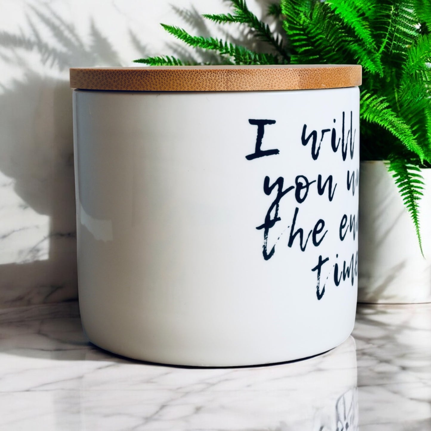 "I Will Love You Until The End of Time" Coconut-Apricot Blend Candle (16oz)