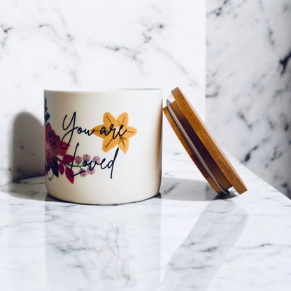 "You Are Loved" Coconut-Apricot Blend Candle (16oz)