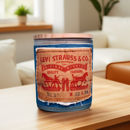 513 Vintage Levi in Denim Coconut-Apricot Wax (10oz)