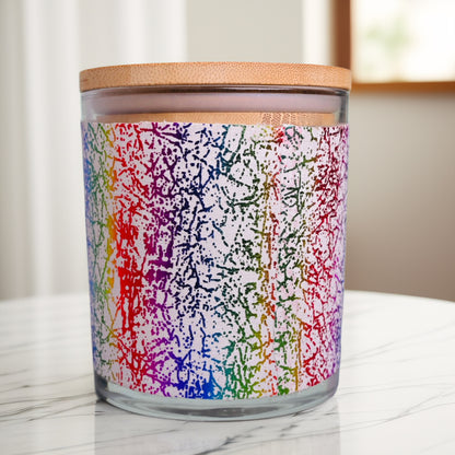 Metallic Graffiti Soy Wax Blend Candle (16oz)