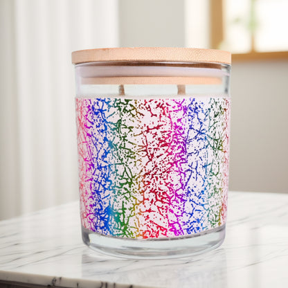 Metallic Graffiti Soy Wax Blend Candle (16oz)