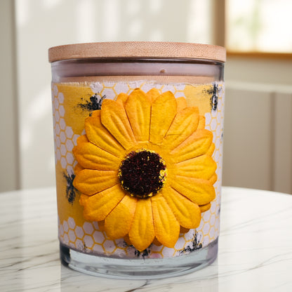 "It Bees Like That Suntime" Soy Wax Blend Candle (16oz)