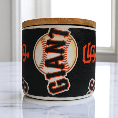 Go SF Giants! Coconut-Apricot Wax Candle (16oz)