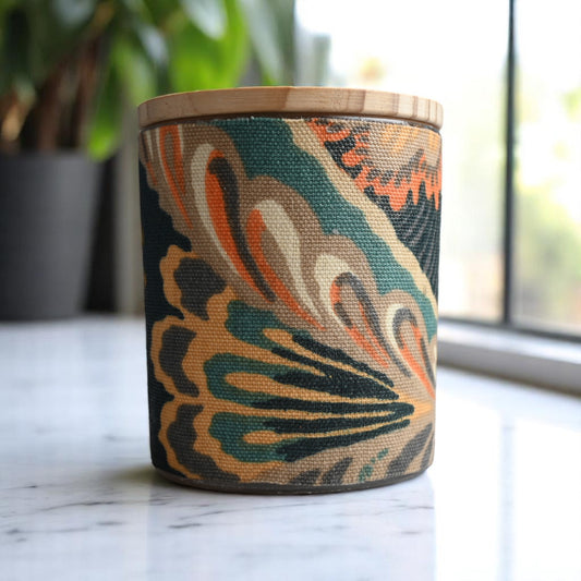 Paisley Grace Coconut-Apricot Wax Candle (10oz)