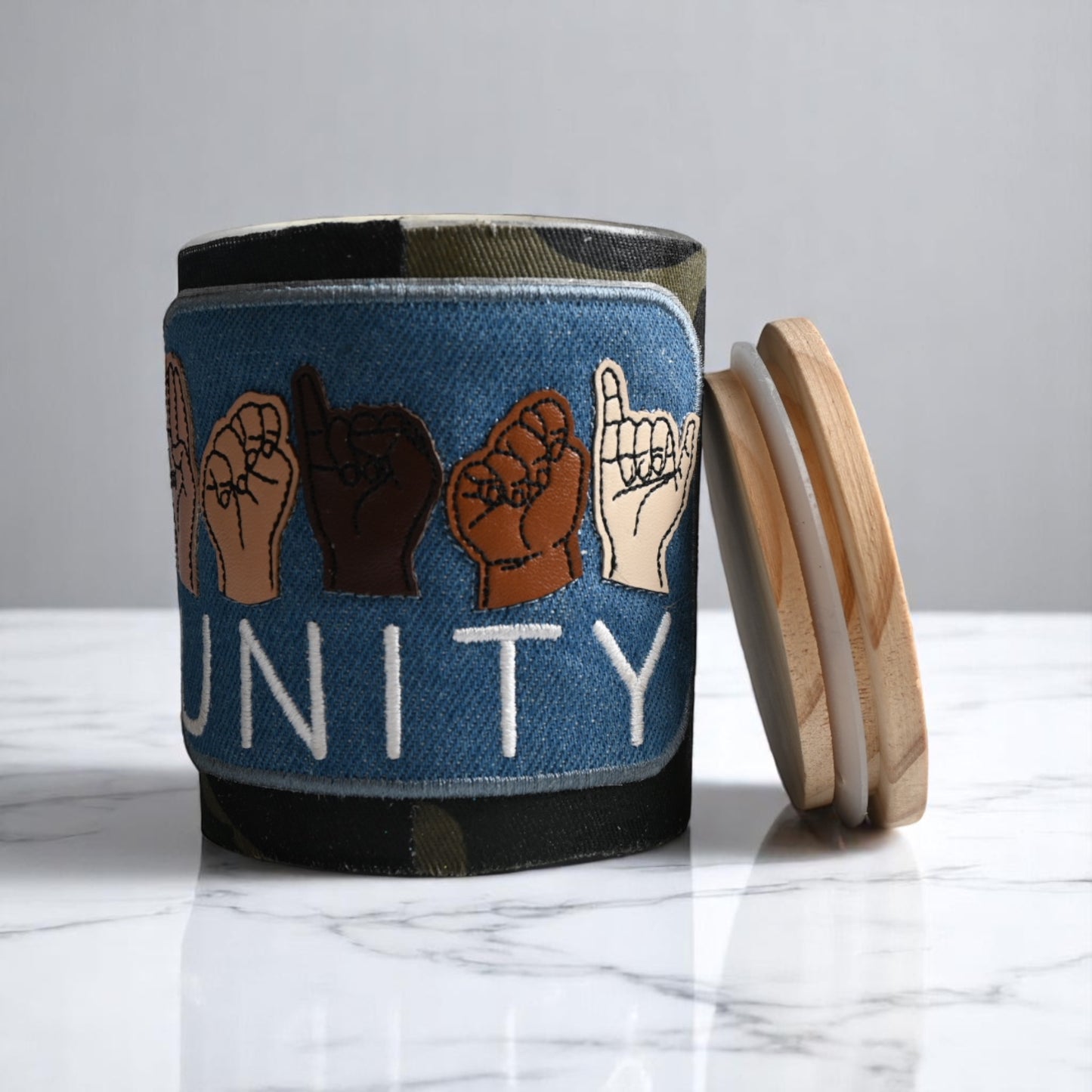 Unity in Every Light  Coconut-Apricot Wax Candle (10oz)