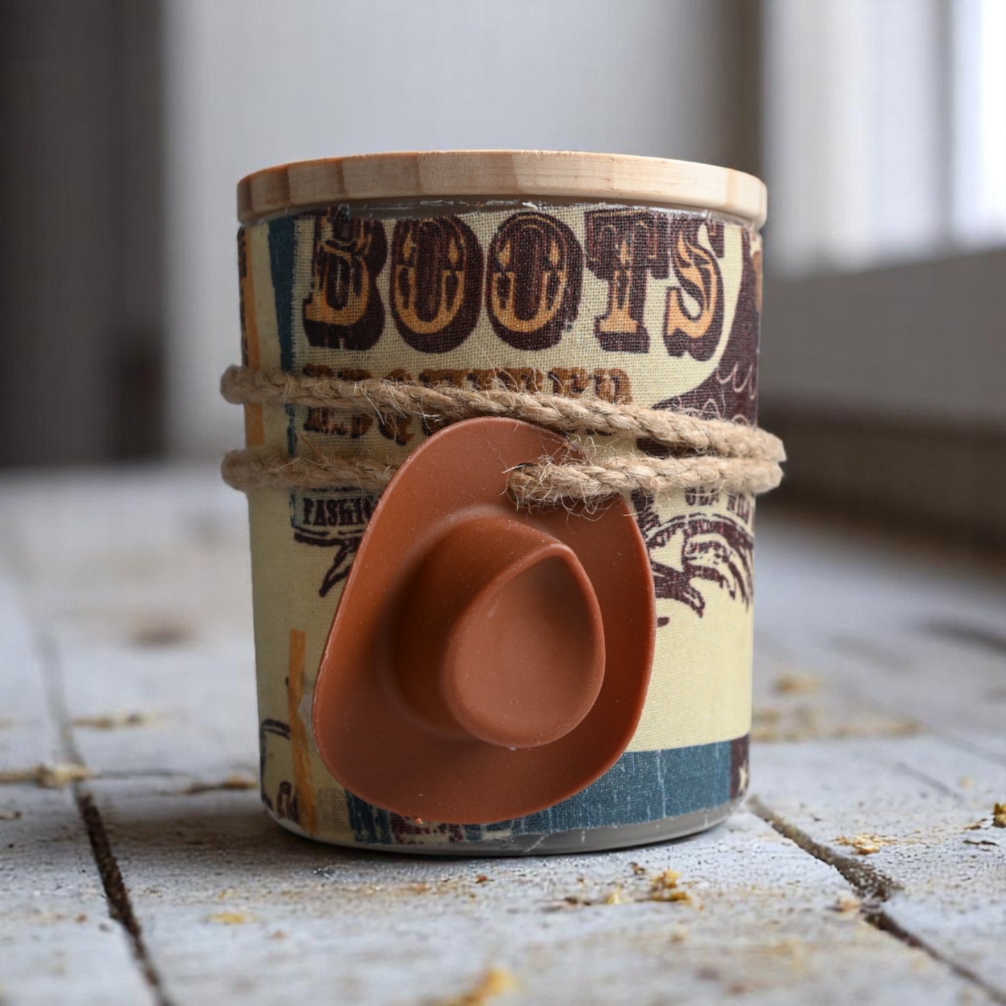 Country Soul Coconut-Apricot Wax Candle (10oz)
