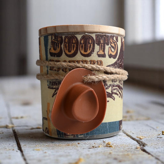 Country Soul Coconut-Apricot Wax Candle (10oz)