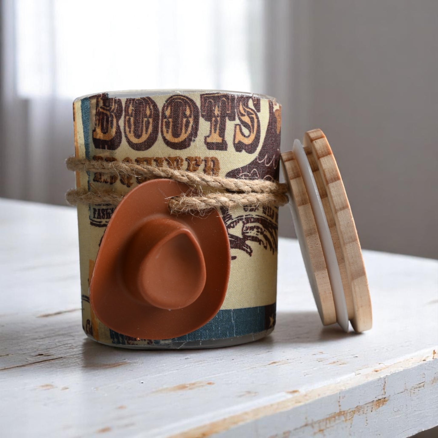 Country Soul Coconut-Apricot Wax Candle (10oz)