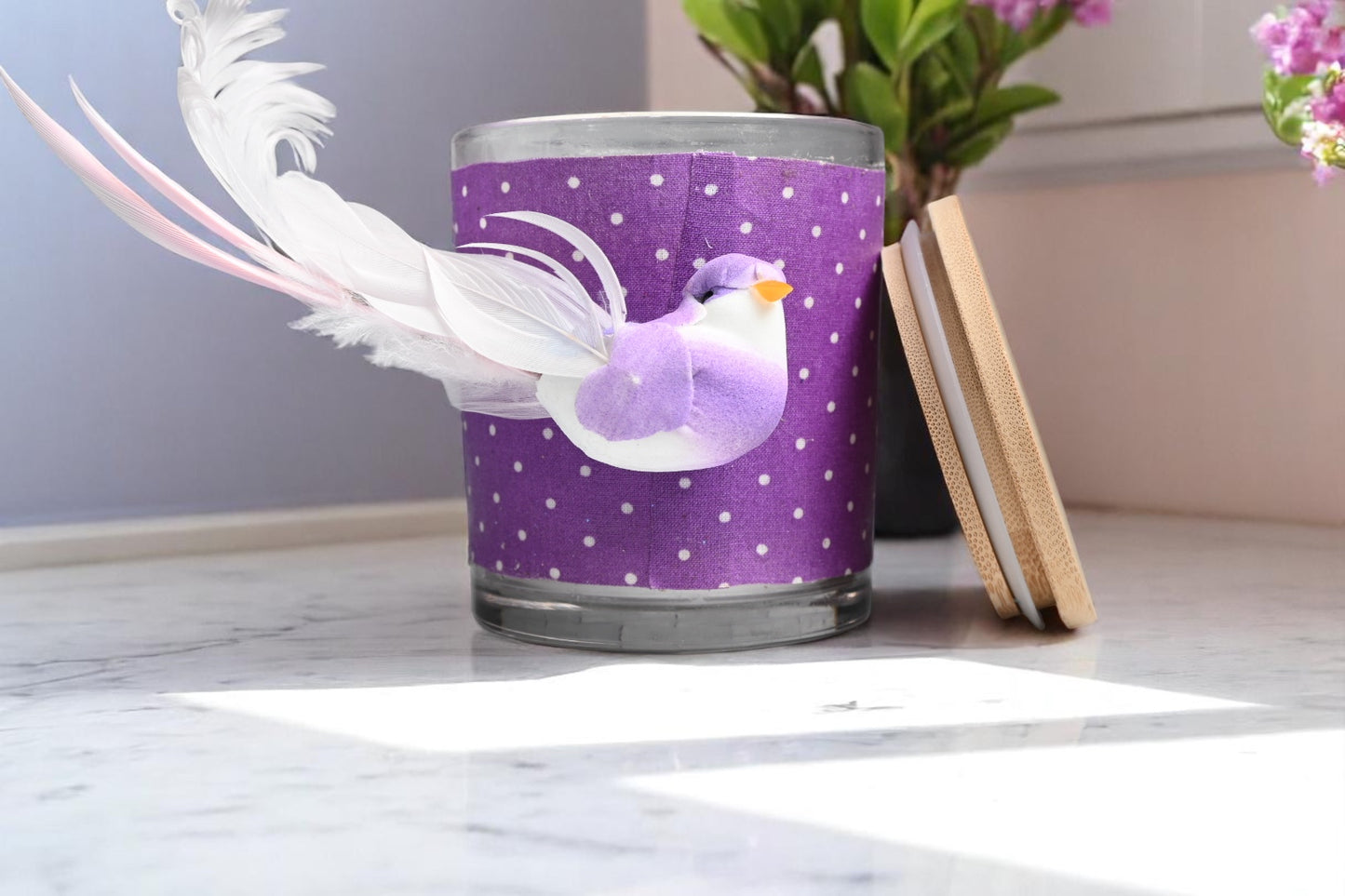 Lavender in Flight Coconut-Apricot Wax Candle (16oz)
