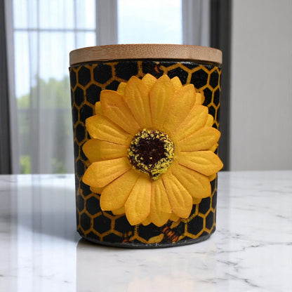 Oh Honey!! Coconut-Apricot Wax Candle (10oz)