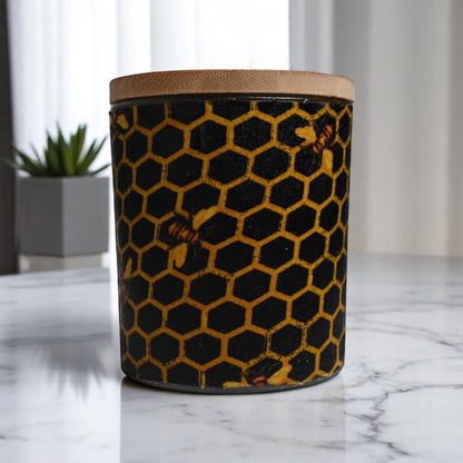 Oh Honey!! Coconut-Apricot Wax Candle (10oz)