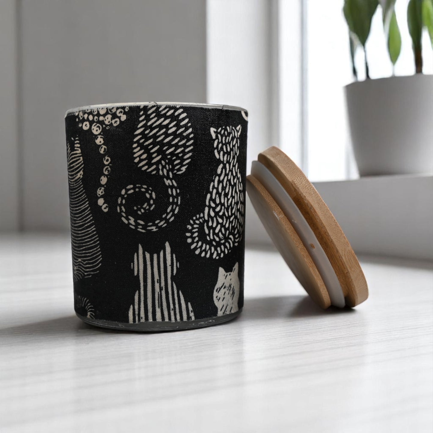 Purrfectly Chic Coconut-Apricot Wax Candle (10oz)