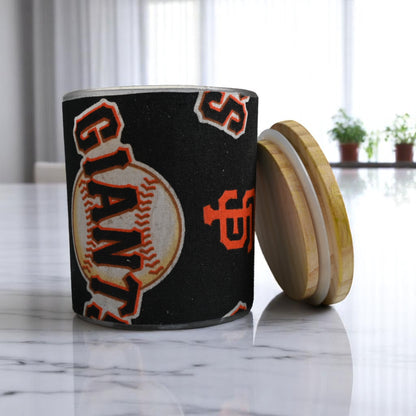 Giants Pride Coconut-Apricot Wax Candle (10oz)