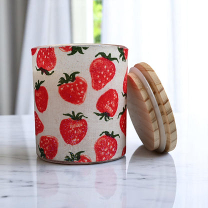 Berry Sweet Coconut-Apricot Wax Candle (10oz)