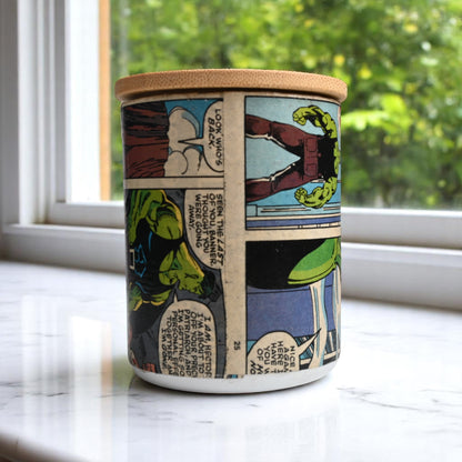 1993 The Incredible Hulk in Comic Coconut-Apricot Wax Blend Candle #1  (10oz)