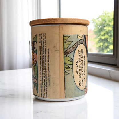 1971 Yabba Dabba Do in Comic Coconut-Apricot Wax Blend Candle #1  (10oz)