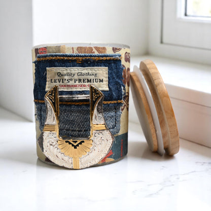 Rustic Rebel Coconut-Apricot Wax Candle (10oz)