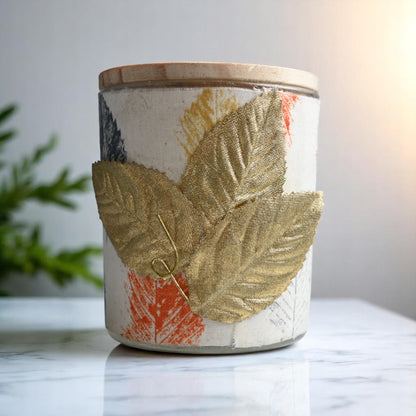 Golden Grove Coconut-Apricot Wax Candle (10oz)