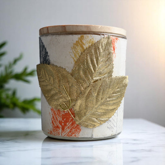 Golden Grove Coconut-Apricot Wax Candle (10oz)